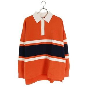 Loewe H526y23x76 Anagram Striped Polo Knit Men's M